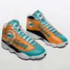 Miami Dolphins football custom logo shoes 2