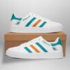 Miami Dolphins Football Gift For Fan Low Top Leather Skate Shoes, 2