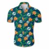 Miami Dolphins Hawaiian Shirt Tropical Flower summer 2