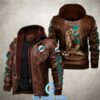 Miami Dolphins Leather Jacket From father to son Brown 3