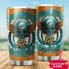 Miami Dolphins Metallica Custom Name Tumbler 2