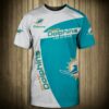 Miami Dolphins shirt 3D “Fins up Miami” Short Sleeve 2