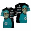 Miami Dolphins Skull Haters Silence I Kill You Men’s And Women’s N 2