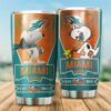 Miami Dolphins Tumbler Snoopy 3