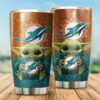 Miami Dolphins Yoda Tumbler For Fan 2