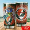 Miami Hurricanes Grateful Dead Custom Name Tumbler 3