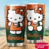 Miami Hurricanes Hello Kitty Custom Name Tumbler 2