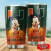 Miami Hurricanes Mickey Custom Name Tumbler 3