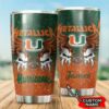 Miami Hurricanes Tumbler MTLC NCAA CUSTOM NAME 3