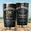 Michigan Wolverines Jack Daniel’s Tumbler 3