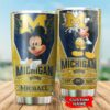 Michigan Wolverines Tumbler Mickey Mouse NCAA 11 custom name 3