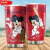 Mickey Mouse Love Boston Red Sox Custom Tumbler For Baseball-MLB 3