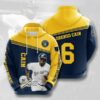 Milwaukee Brewers MLB 6 Lorenzo Cain Signature Gift For Fan 3D Hoodie 2