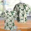 Milwaukee Bucks Hawaiian Shirt Flower graphic Short Sleeve 2