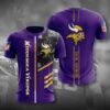 Minnesota Vikings 3 Gift For Fan Personalized 3D T Shirt Sweater Z 2