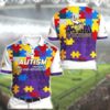 Minnesota Vikings Autism Gift For Dad Polo Shirt L98 2