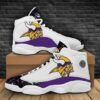 Minnesota Vikings big logo bling bling Football Team Sneaker 10 F 3