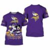 Minnesota Vikings Disney Mickey Mouse And Friends Men’s And Women’ 2