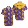 Minnesota Vikings Flowers Hawaii Shirt and Shorts Summer Collection H9 2