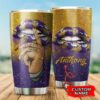 Minnesota Vikings Girl Custom Name Tumbler 2