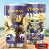 Minnesota Vikings Grogu Groot Custom Name Tumbler 3