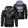 Minnesota Vikings Leather Jacket Skulls Deaths 2