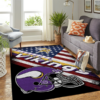 Minnesota Vikings Living Room Area Rug DTTRUG1702155 2