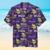 Minnesota Vikings LOGO Hawaiian shirt 2