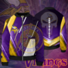 Minnesota Vikings Logo MV Bomber Jacket 2