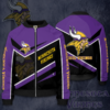 Minnesota Vikings MV Bomber Jacket 3