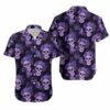 Minnesota Vikings Mystery Skull And Flower Hawaii Shirt and Shorts Sum 3