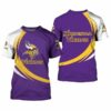 Minnesota Vikings T-shirt curve Style gift for men 2