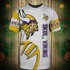 Minnesota Vikings T-shirt Graphic balls gift for fans 3