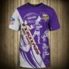 Minnesota Vikings T-shirt Graphic Cartoon player gift for fans 2