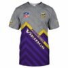 Minnesota Vikings T-shirt Short Sleeve custom cheap gift for fans 3