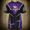 Minnesota Vikings T-shirts lightning graphic gift for men 2