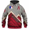 Mlb- Arizona Diamondbacks 3d Hoodie Style 01 3