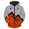 MLB Baltimore Orioles Logo Official Gift For Fan Zip Jacket Full 3D Zi 3