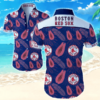 Mlb Boston Red Sox 2 Hawaiian Graphic Print Short Sleeve Hawaiian Shir 2