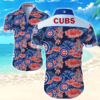 Mlb Chicago Cubs 1 Hawaiian Graphic Print Short Sleeve Hawaiian Shirt 3