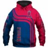 MLB Los Angeles Angels Long Sleeve Custom 3d Hoodie N98 2