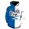 MLB Los Angeles Dodgers Legends Long Sleeve Custom 3d Hoodie N98 2