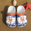 Mlb New York Mets teams gift for fan Crocs Crocband Clogs, Comfy Footw 2