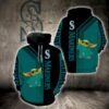 MLB Seattle Mariners Big Baby Yoda Star Wars V7 Gift For Fan 3D Hoodie 3