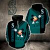 MLB Seattle Mariners Funny Mickey Mouse Disney V14 Gift For Fan 3D Hoo 2