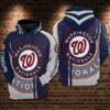 Mlb- Washington Nationals 3d Hoodie Style 02 2