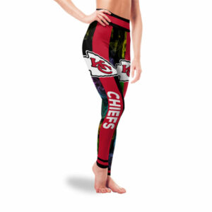 Mysterious Smoke Colors Kansas City Chiefs Leggings 3