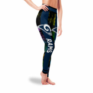 Mysterious Smoke Colors Los Angeles Rams Leggings 3