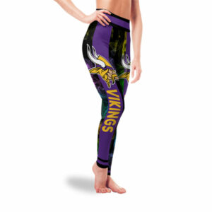 Mysterious Smoke Colors Minnesota Vikings Leggings 3