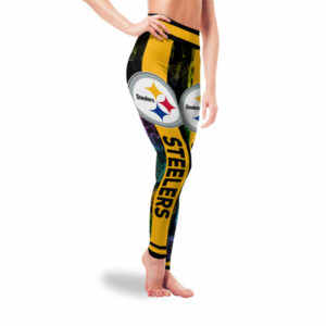 Mysterious Smoke Colors Pittsburgh Steelers Leggings 3